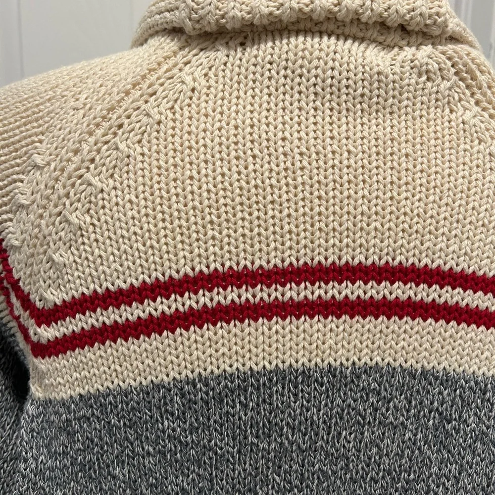 🇨🇦 Cotton Country, made in Canada, knit cardigan, size Large. - Picture 4 of 7